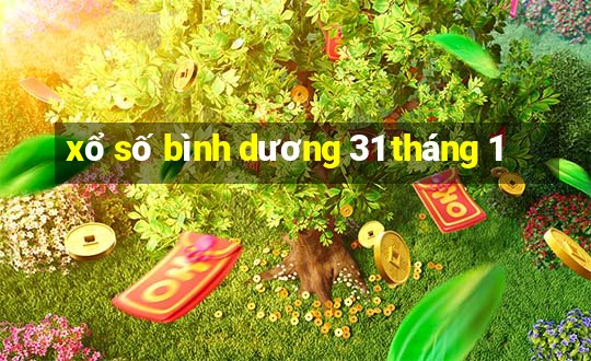 xổ số bình dương 31 tháng 1