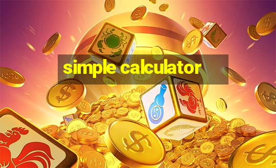 simple calculator