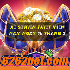 xổ số kiến thiết miền nam ngày 16 tháng 3