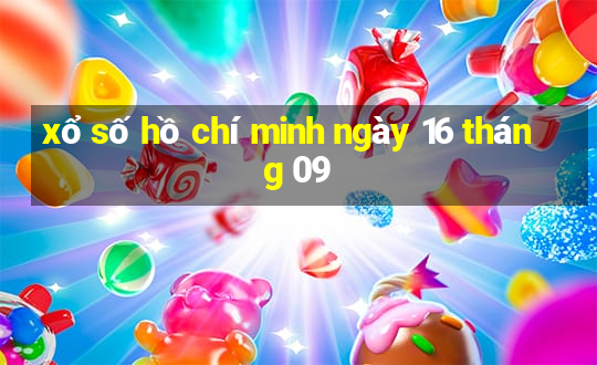 xổ số hồ chí minh ngày 16 tháng 09