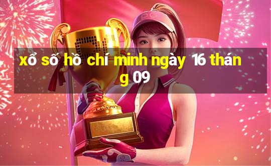 xổ số hồ chí minh ngày 16 tháng 09