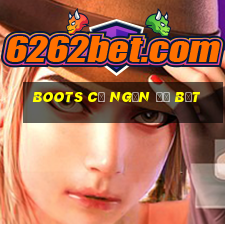 boots cổ ngắn đế bệt