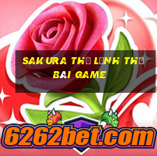 sakura thủ lĩnh thẻ bài game