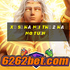 xổ số hà nội thứ 2 hàng tuần