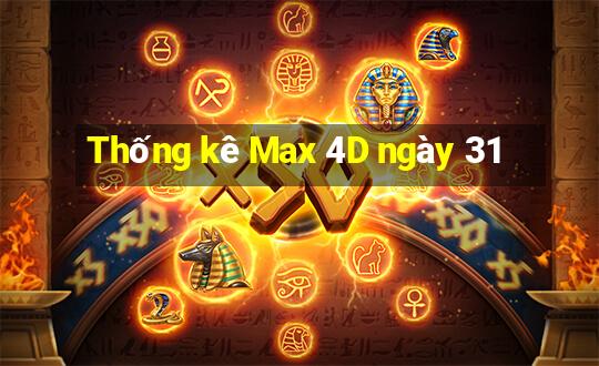 Thống kê Max 4D ngày 31