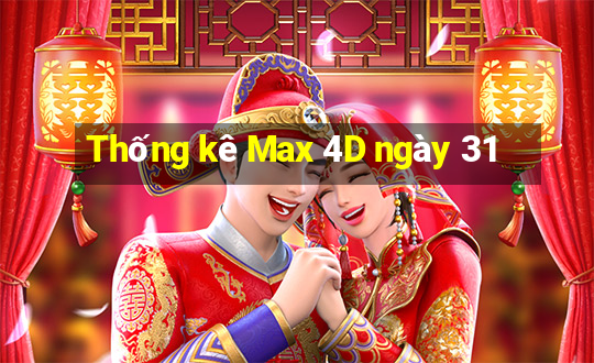 Thống kê Max 4D ngày 31