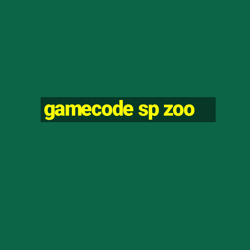 gamecode sp zoo