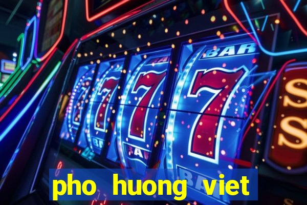 pho huong viet saigon menu