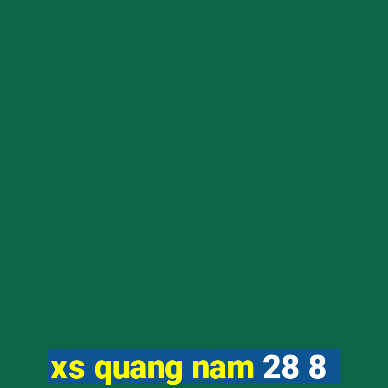 xs quang nam 28 8