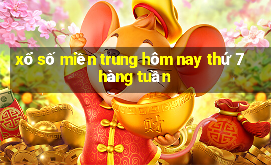 xổ số miền trung hôm nay thứ 7 hàng tuần