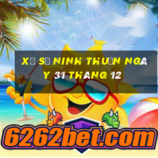 xổ số ninh thuận ngày 31 tháng 12