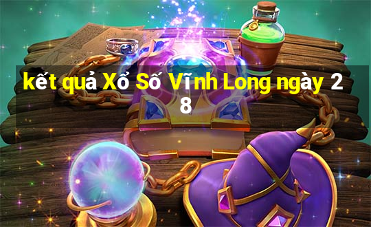 kết quả Xổ Số Vĩnh Long ngày 28