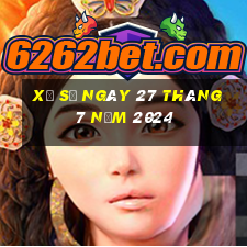 xổ số ngày 27 tháng 7 năm 2024