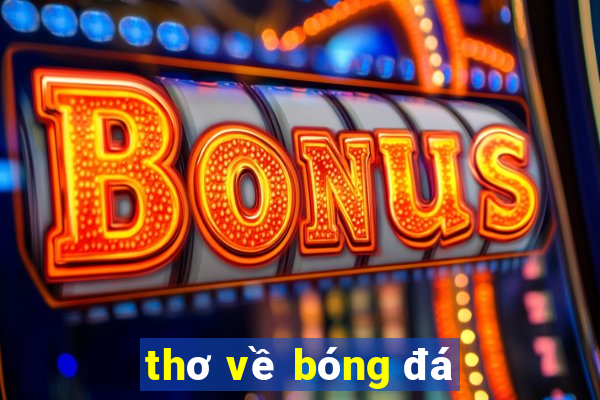 thơ về bóng đá