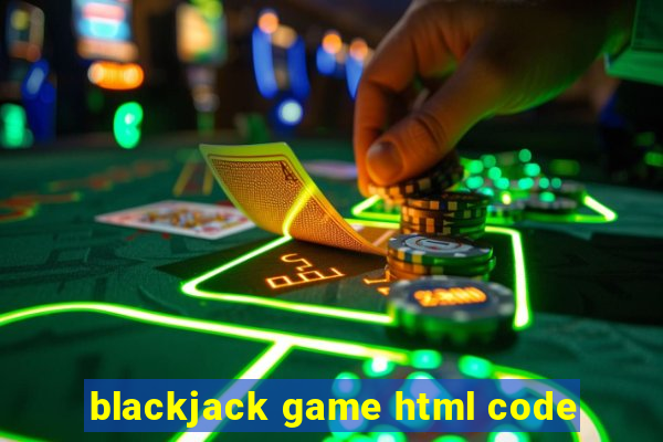 blackjack game html code