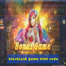 blackjack game html code