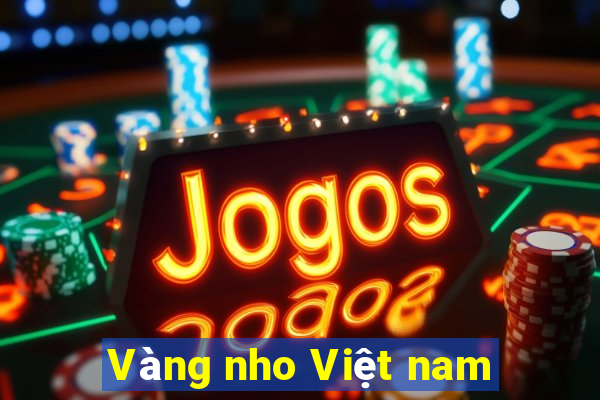 Vàng nho Việt nam