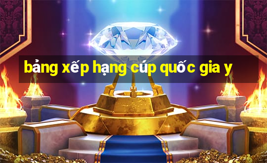 bảng xếp hạng cúp quốc gia y