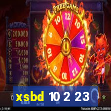 xsbd 10 2 23