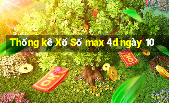 Thống kê Xổ Số max 4d ngày 10