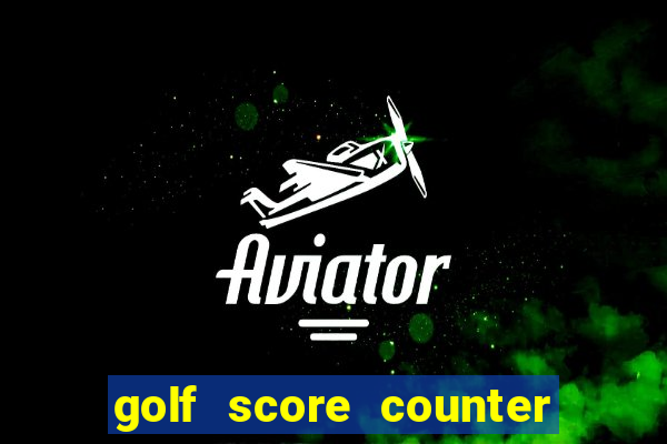 golf score counter with watch