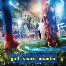 golf score counter with watch