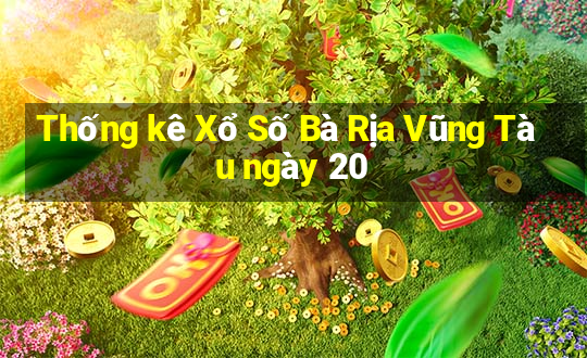 Thống kê Xổ Số Bà Rịa Vũng Tàu ngày 20