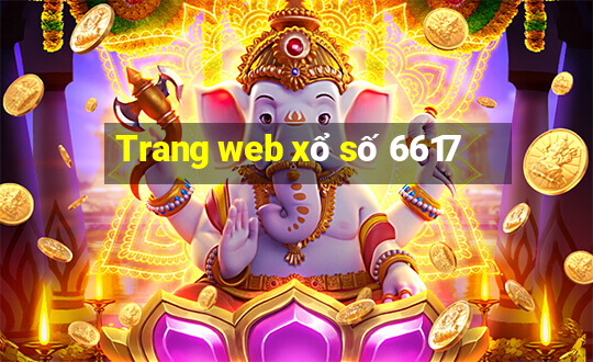 Trang web xổ số 6617