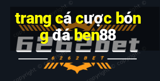 trang cá cược bóng đá ben88