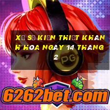 xổ số kiến thiết khánh hòa ngày 14 tháng 2