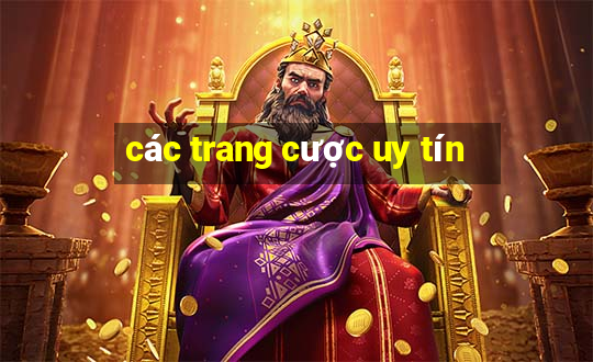 các trang cược uy tín