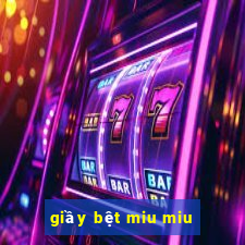 giầy bệt miu miu