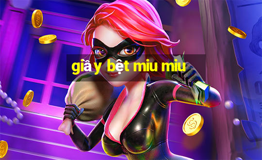 giầy bệt miu miu