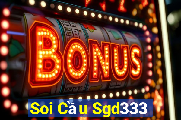 Soi Cầu Sgd333