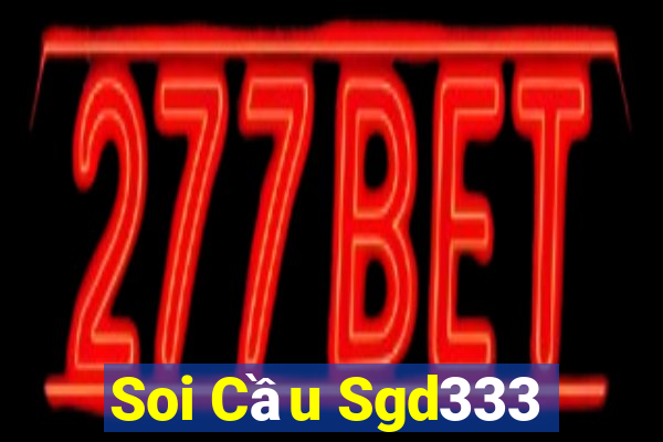 Soi Cầu Sgd333