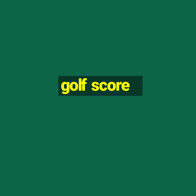 golf score