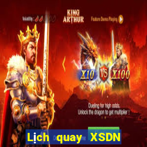 Lịch quay XSDN thứ tư