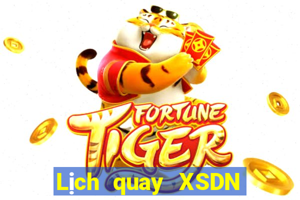 Lịch quay XSDN thứ tư