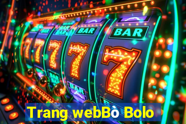 Trang webBò Bolo