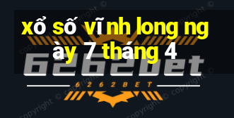 xổ số vĩnh long ngày 7 tháng 4