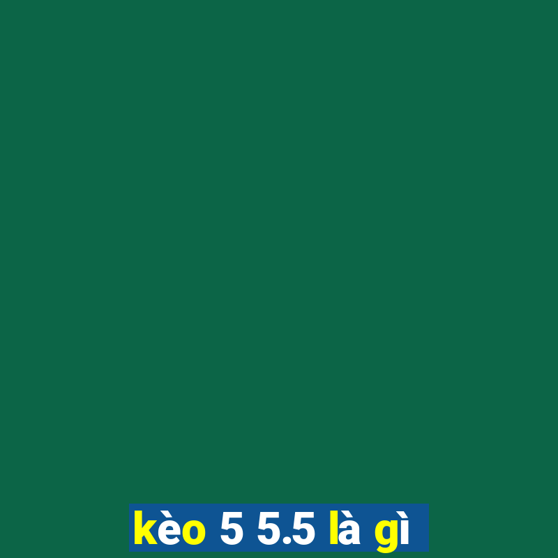 kèo 5 5.5 là gì