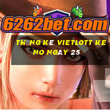 Thống kê vietlott KENO ngày 25