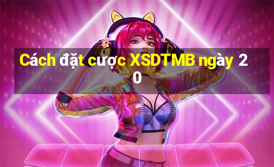 Cách đặt cược XSDTMB ngày 20