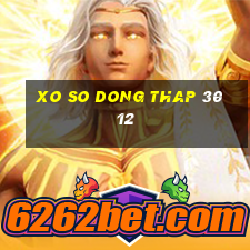 xo so dong thap 30 12