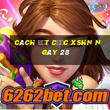 Cách đặt cược XSHN ngày 28