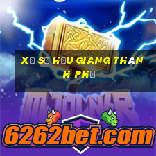 xổ số hậu giang thành phố