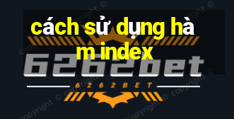 cách sử dụng hàm index