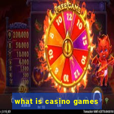 what is casino games