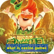 what is casino games