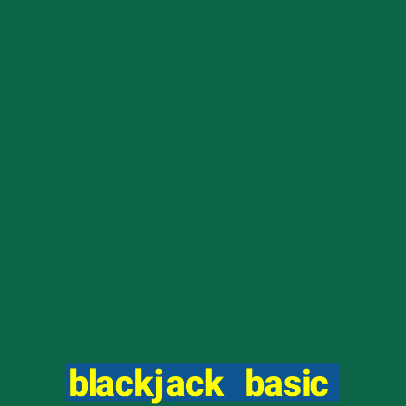 blackjack basic strategy chart